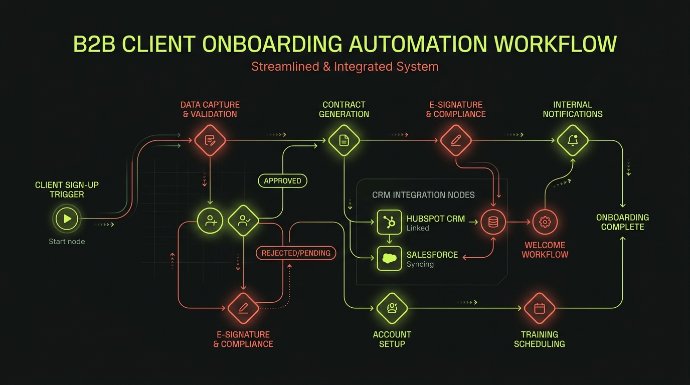 Automate Client Onboarding Editorial Visual Workflow