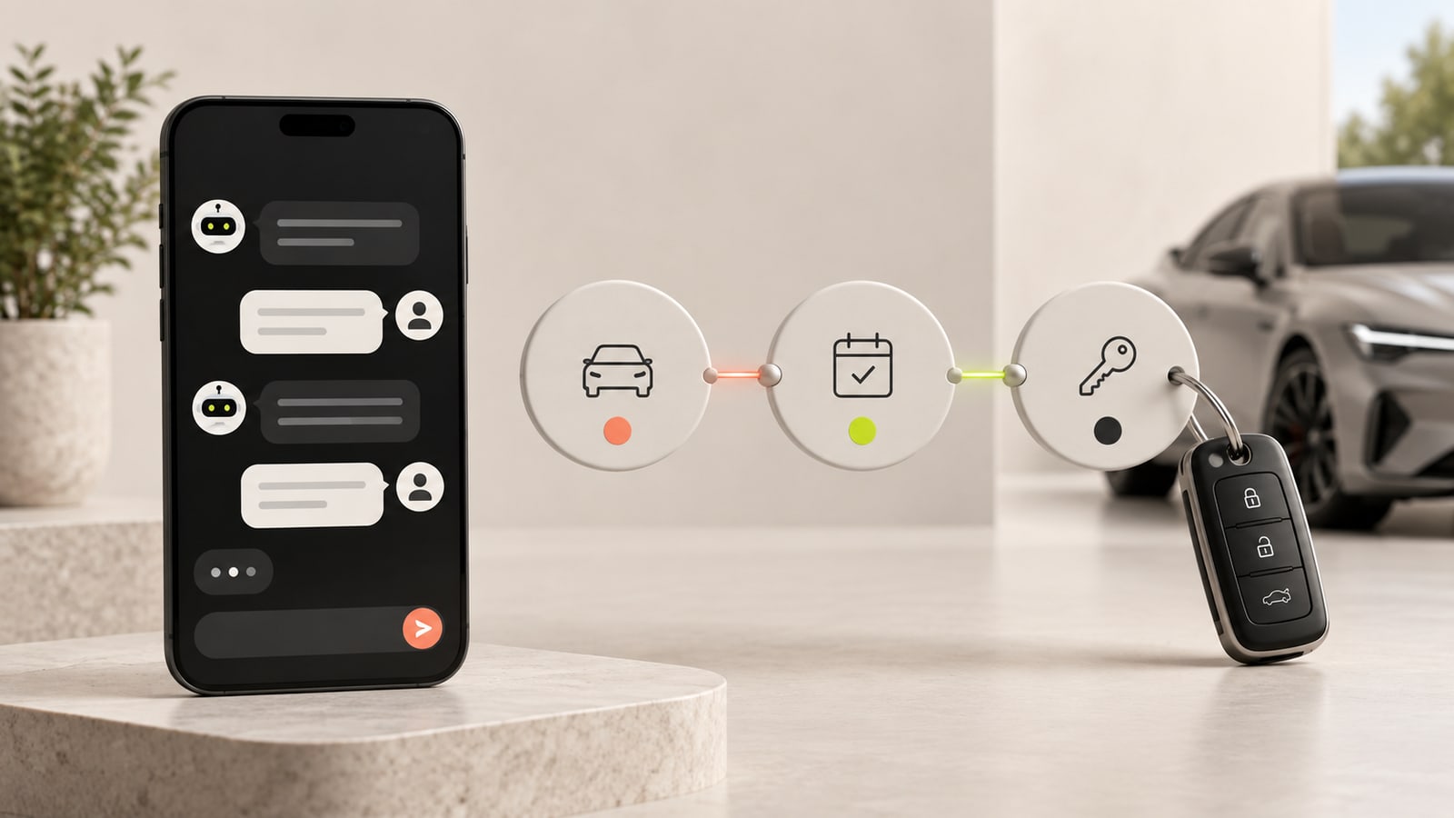 Chatbot IA WhatsApp et automatisation pour agence de location par Battlens